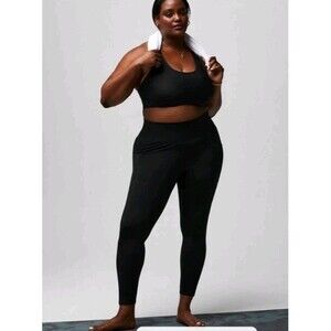 Fabletics Anywhere Motion365+ Blue High-Waisted Utility Legging sz 2X